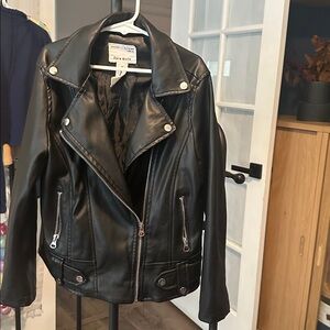 Zara girls motorcycle jacket